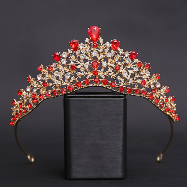 Luxury Alloy Rhinestone Quinceanera Party Crown for Sweet 16 WA1002