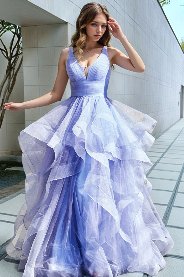 WU1130 - Wunderschönes schulterfreies ärmelloses Ball- und Partykleid mit Pailletten, hohem Seitenschlitz und Schleppe, Abendkleid, Cocktailkleid
