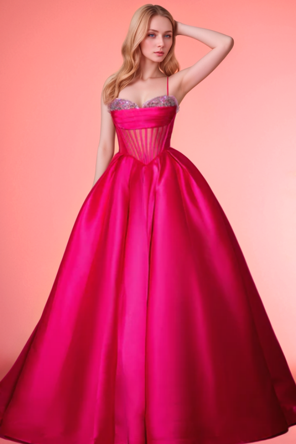 WU1130 - Wunderschönes schulterfreies ärmelloses Ball- und Partykleid mit Pailletten, hohem Seitenschlitz und Schleppe, Abendkleid, Cocktailkleid