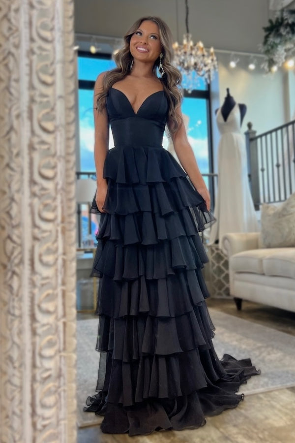 WU1130 - Wunderschönes schulterfreies ärmelloses Ball- und Partykleid mit Pailletten, hohem Seitenschlitz und Schleppe, Abendkleid, Cocktailkleid
