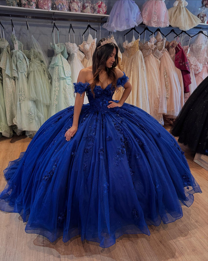 Royal Blue Quinceanera Quinceanera Dress City Off Shoulder Sleeveless Beaded Appliques Royal Blue Quinceaera Dress WQ1649 As Pic Royal Blue Quinceanera Quinceanera Dress City Off Shoulder Sleeveless Beaded Appliques Royal Blue Quinceaera Dress WQ1649 As Pic