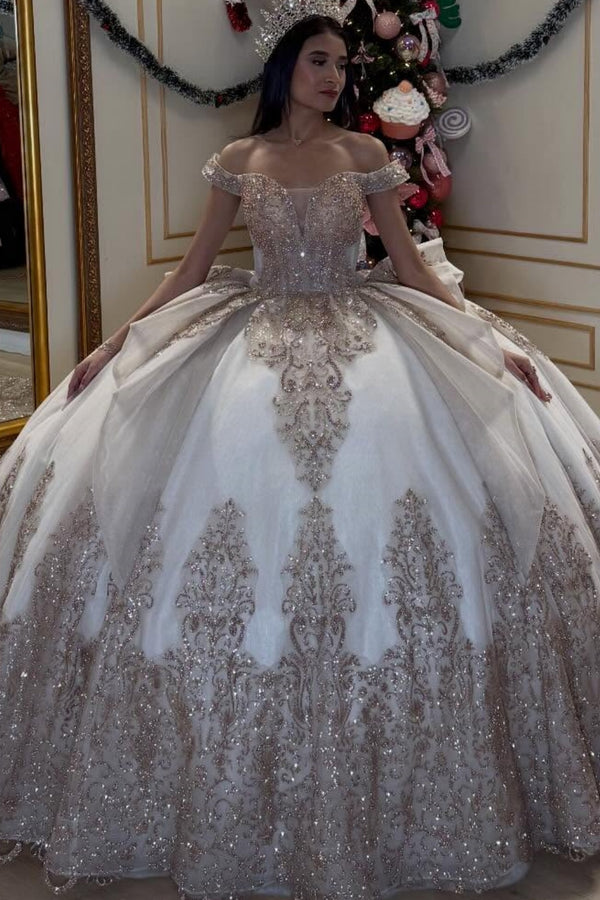 White Quinceanera Dress WADAYUYU Dresses White Quinceanera Dress WADAYUYU Dresses