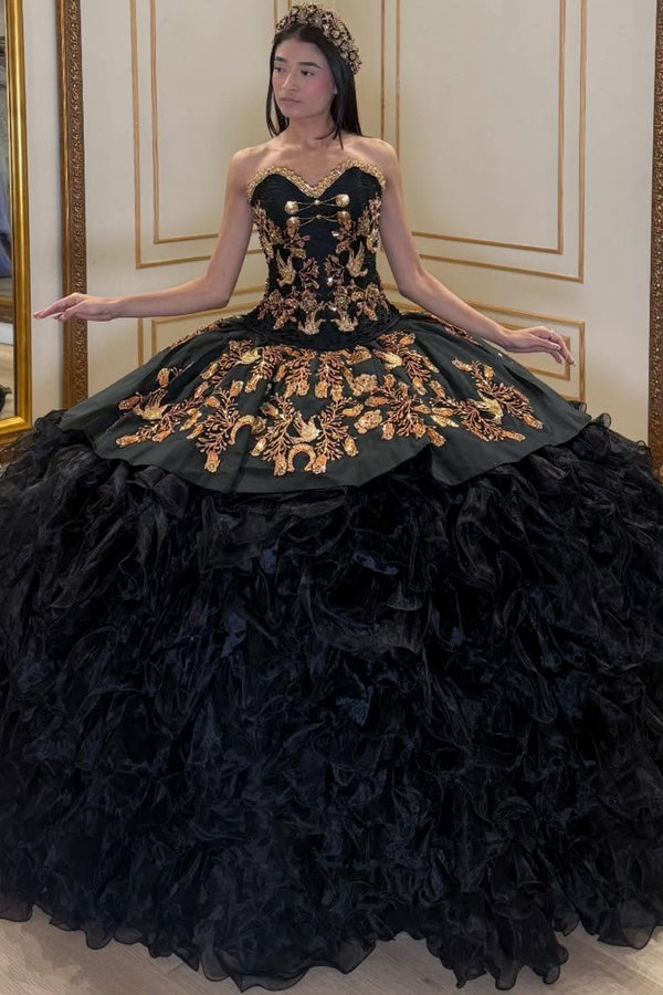 Black Quinceanera Dress WADAYUYU Dresses Black Quinceanera Dress WADAYUYU Dresses