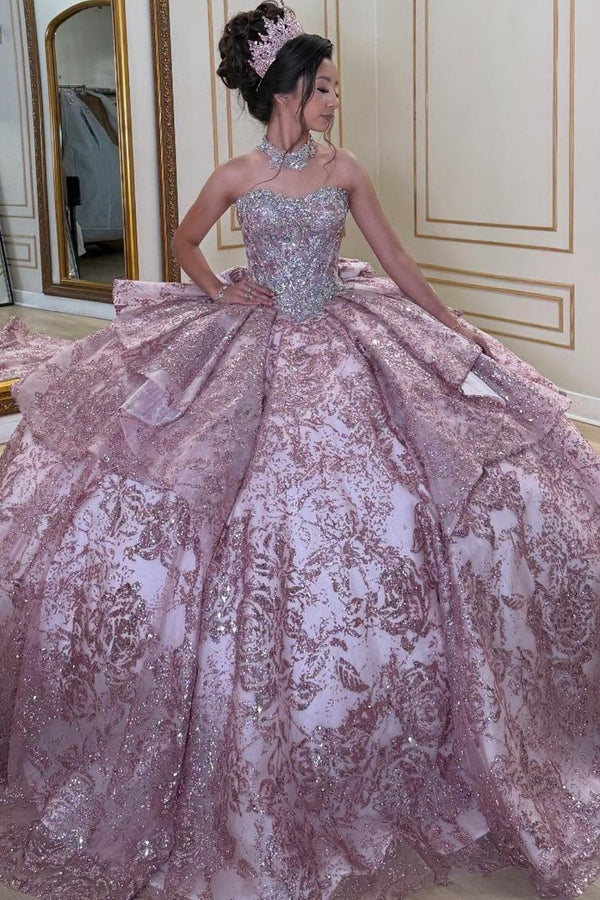 Pink Quinceanera Dress  WADAYUYU Dresses