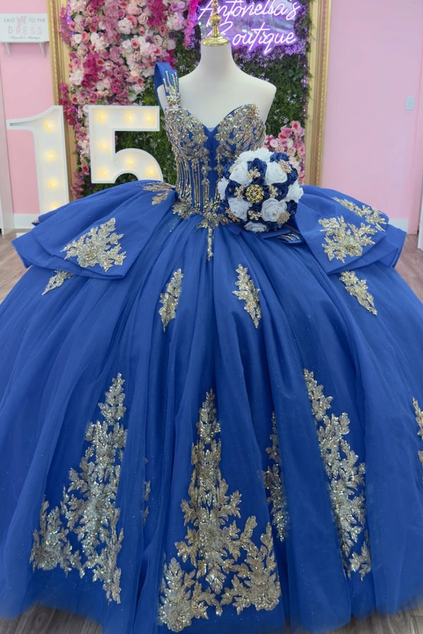 slim fit dress slacks Mexico Navy Quinceanera Dress Ball Gown Floral Appliques Beaded Crysta –  formalgowns